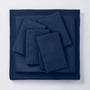 Open Box - Threshold Signature - Threshold 400 Thread Count Cotton Satee Indigo